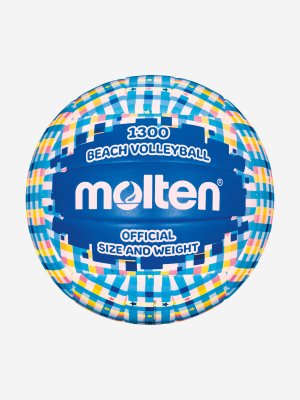Мяч для пляжного волейбола , Синий, размер 5 Molten. Цвет: синий