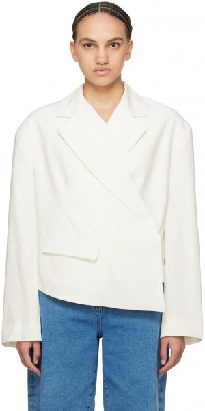 Белый асимметричный пиджак Remain Birger Christensen