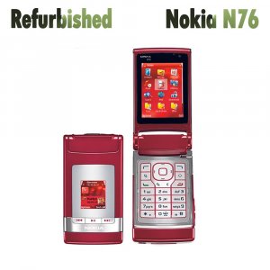 Восстановленный разблокированный оригинальный мобильный телефон N76-раскладушка Nokia