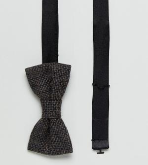 Твидовый галстук-бабочка Heart & Dagger. Цвет: коричневый