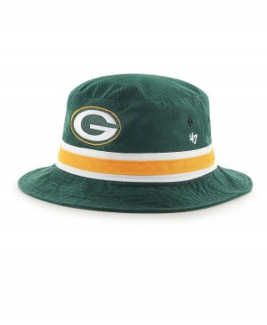Мужская зеленая панама в полоску Green Bay Packers '47 Brand '47