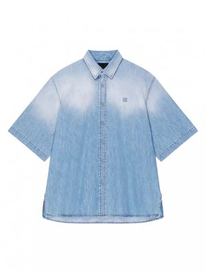 Рубашка из джинсовой ткани , синий Givenchy