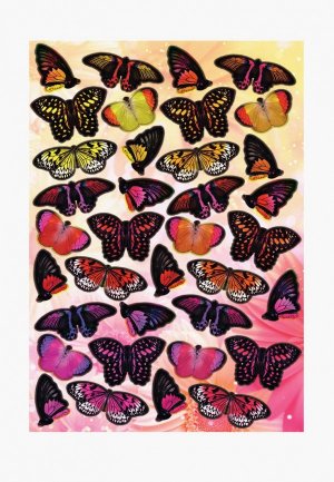 Наклейка декоративная Decoretto Ночные бабочки и мотыльки. Цвет: разноцветный