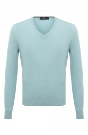 Кашемировый пуловер Gran Sasso. Цвет: голубой
