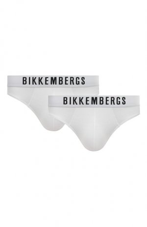 Комплект из двух брифов Dirk Bikkembergs. Цвет: белый