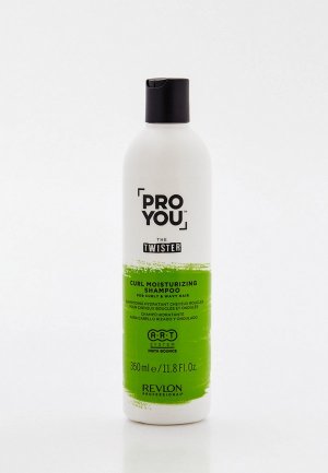 Шампунь Revlon Professional PRO YOU TWISTER для вьющихся волос, увлажняющий. Цвет: прозрачный