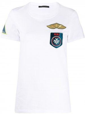 Футболка с логотипом Mr & Mrs Italy. Цвет: белый