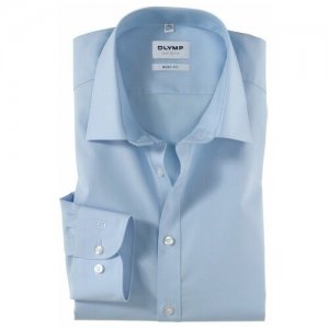 Рубашка , размер 40, голубой OLYMP. Цвет: голубой