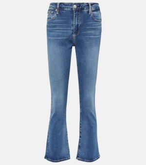 Укороченные джинсы jodi со средней посадкой Ag Jeans, синий Jeans
