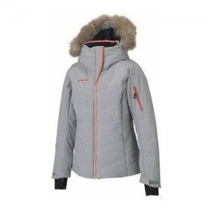 Куртка  зимняя, силуэт прилегающий, мембранная, размер 42, серый Phenix. Цвет: серый