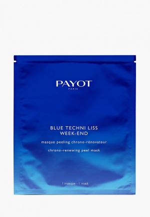 Маска для лица Payot BLUE TECHNI LISS, WEEK-END. Цвет: прозрачный