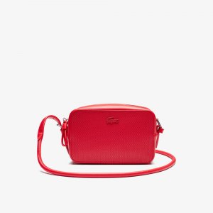 Сумки Маленькая женская сумка через плечо Chantaco Lacoste. Цвет: красный