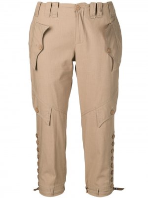 Укороченные брюки Jean Paul Gaultier Pre-Owned. Цвет: бежевый