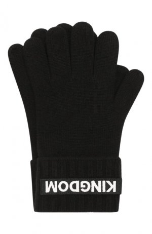 Кашемировые перчатки Burberry. Цвет: черный