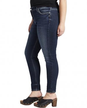 Джинсы Plus Size Elyse Mid-Rise Skinny Jeans W03116EAE432, индиго Silver Co.
