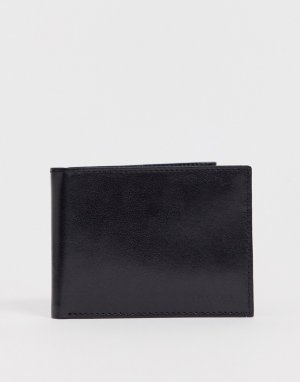Черный кожаный бумажник Bellfield