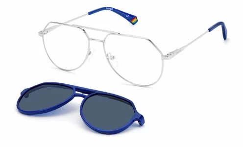 Солнцезащитные очки унисекс PLD-20436001056C3 синие Polaroid