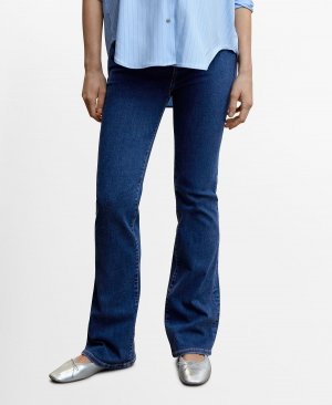 Женские расклешенные джинсы для беременных, синий Mango