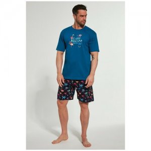 326 caribbean пижама мужская с шортами XL мультиколор CORNETTE. Цвет: мультиколор