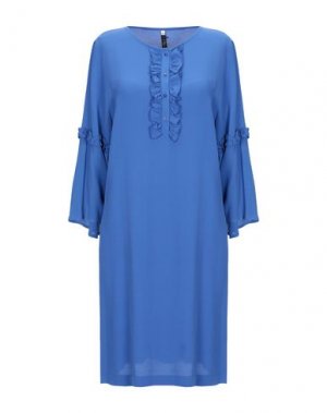 Короткое платье BLUE BAY. Цвет: синий