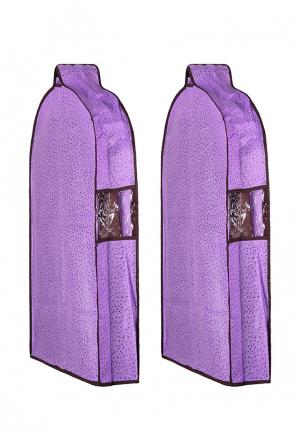 Комплект чехлов для верхней одежды 2 шт. El Casa MP002XU0CRYW. Цвет: фиолетовый
