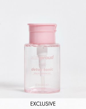 Детокс-тоник для ежедневного использования с гликолевой, молочной и салициловой кислотами Skin Proud Daily AHA BHA Detox Tonic-Бесцветный Lottie