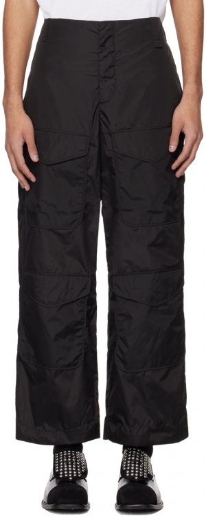 Черные брюки-карго с несколькими карманами Simone Rocha
