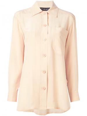 Длинная рубашка Jean Louis Scherrer Vintage. Цвет: розовый и фиолетовый