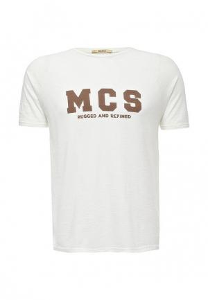 Футболка MCS. Цвет: белый
