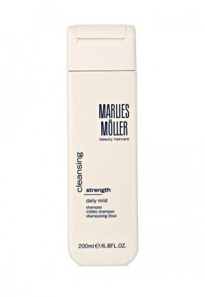 Шампунь Marlies Moller Strength Мягкий для ежедневного применения 200 мл. Цвет: белый