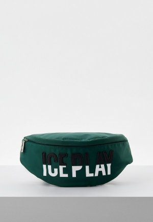 Сумка поясная Ice Play. Цвет: зеленый