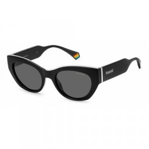 Солнцезащитные очки, черный Polaroid. Цвет: черный/black