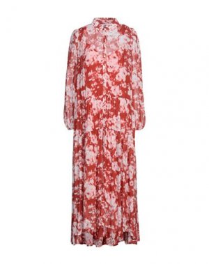 Длинное платье JULIA JUNE. Цвет: кирпично-красный