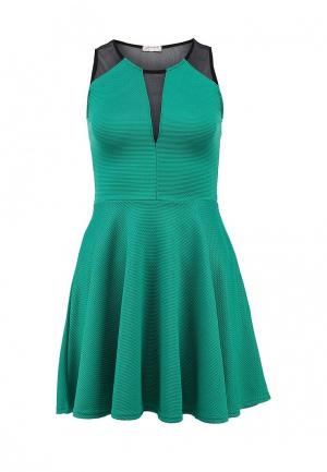 Платье Girlondon. Цвет: зеленый