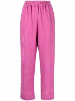 Укороченные вельветовые брюки Forte. Цвет: розовый