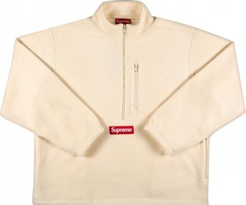 Пуловер x Polartec Half Zip Pullover 'Natural', кремовый Supreme