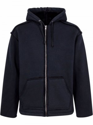 Faux shearling hooded jacket Supreme. Цвет: черный