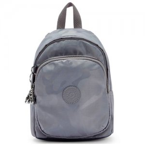 Сумка-рюкзак KI4431N19 Delia Compact Small Backpack *N19 Grey Camo Jq Kipling. Цвет: серый