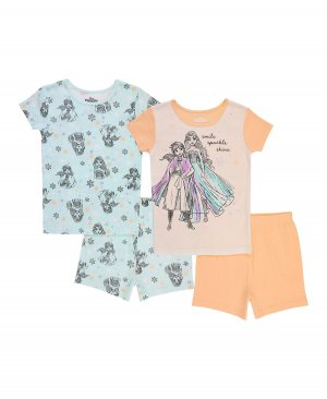 Пижамы для больших девочек, комплект из 4 предметов Frozen