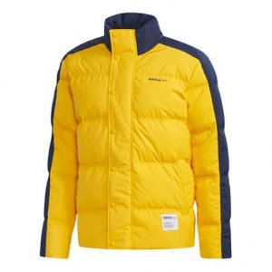 Пуховик adidas neo Casual Sports Outdoor Windproof Stay Warm Down Jacket, желтый