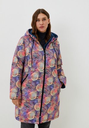 Куртка утепленная Wiko Анхела. Цвет: разноцветный