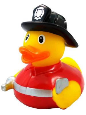 Уточка пожарный Funny ducks 1828. Цвет: желтый