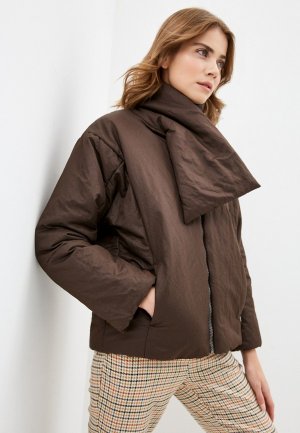 Куртка утепленная Alpecora. Цвет: коричневый