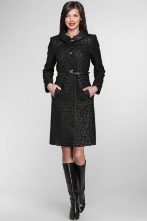 Утепленное пальто с ремнем 101426vlr99 Vlr By Velary. Цвет: черный