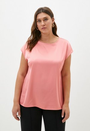 Блуза Naturaxl. Цвет: розовый