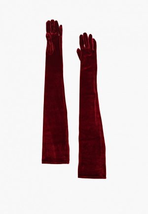 Перчатки Ruxara. Цвет: бордовый