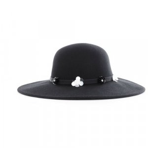 Шляпа , размер uni, черный Seeberger. Цвет: черный