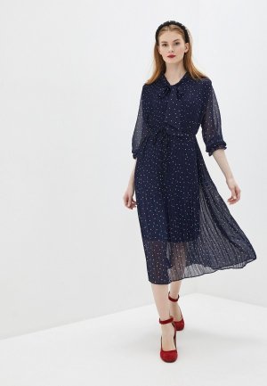 Платье D&M by 1001 dress. Цвет: синий