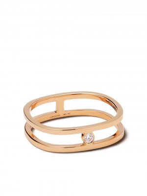 Кольцо Charlie из розового золота с бриллиантом Vanrycke. Цвет: 18kt розовый diamonds
