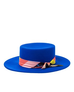 Шляпа CANOTIER-M 56-57 синий Saint MAEVE. Цвет: синий